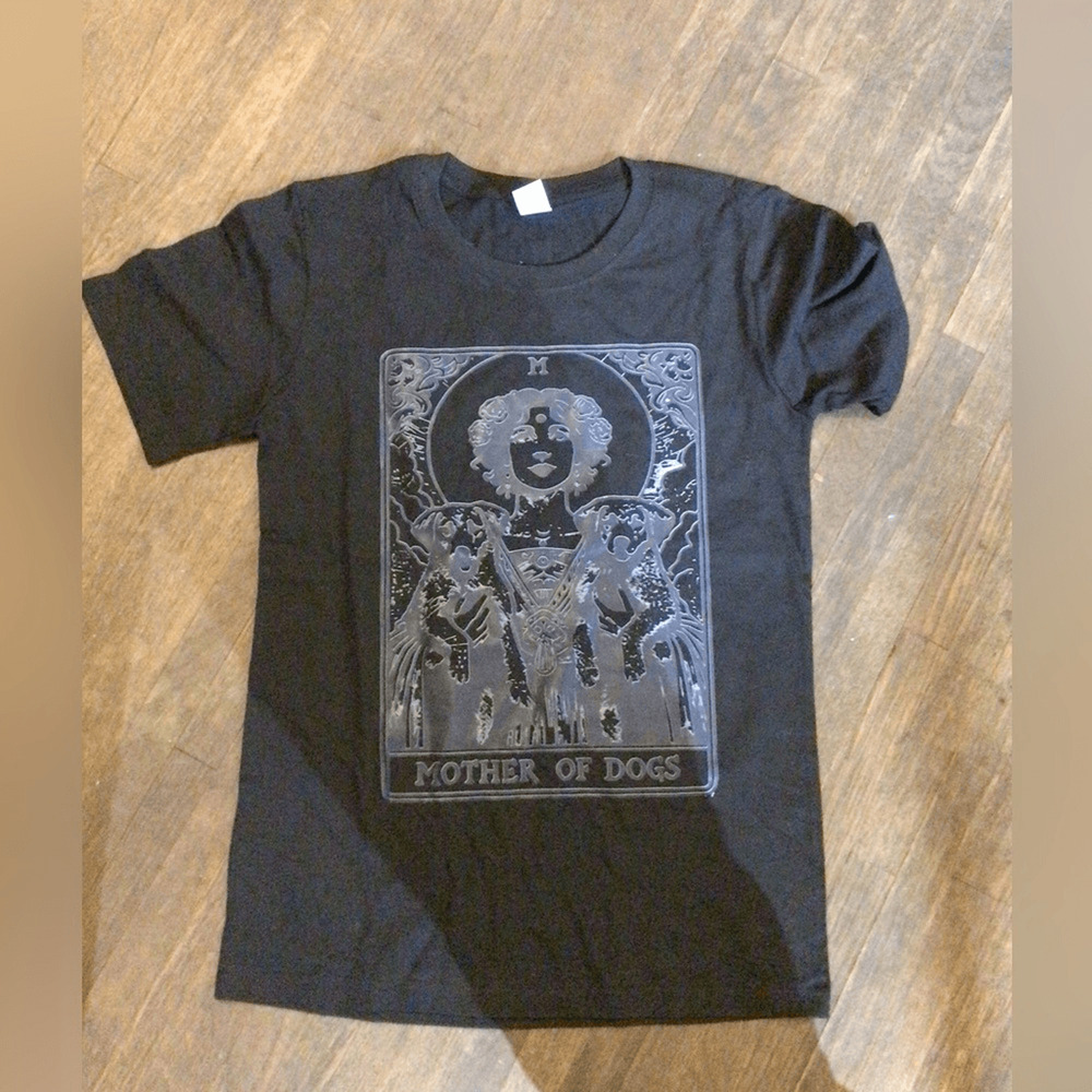 NEW mother ofDogs Black Graphic T-Shirt